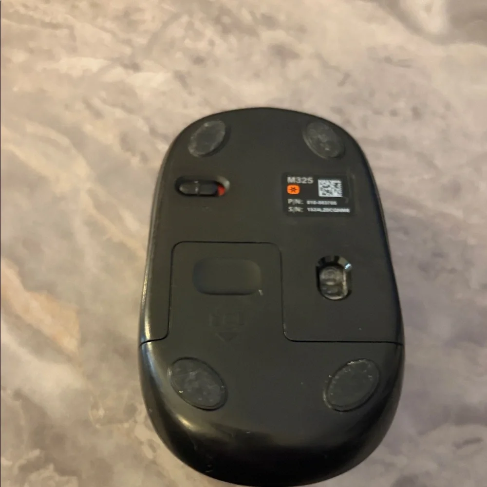 Logitech Blue and Black Wireless Mouse